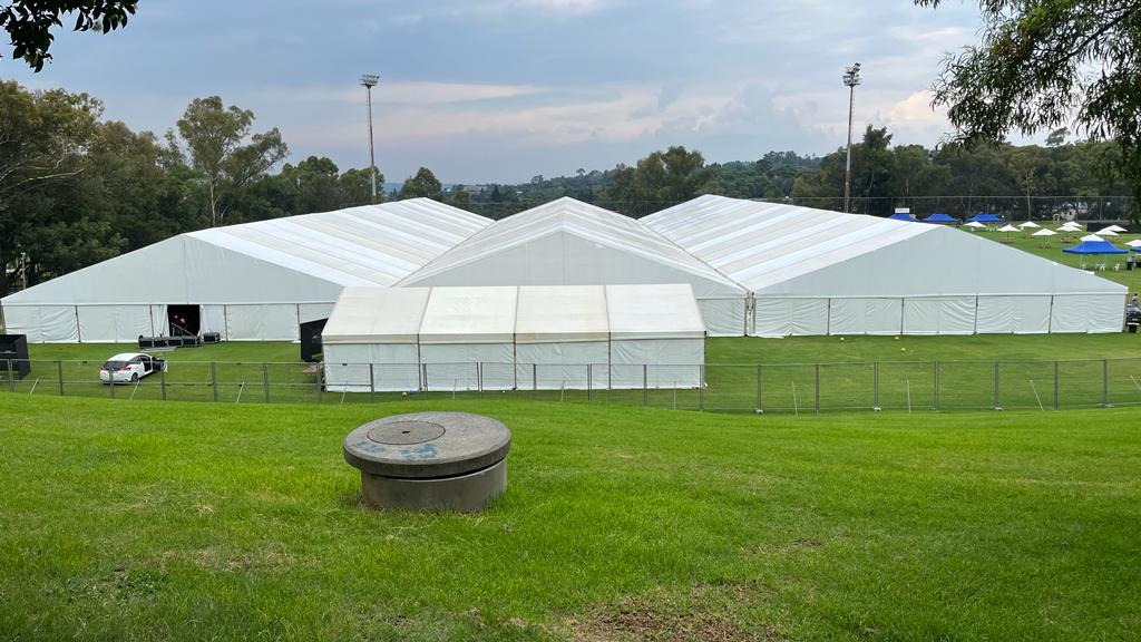 Marquee event pole tent